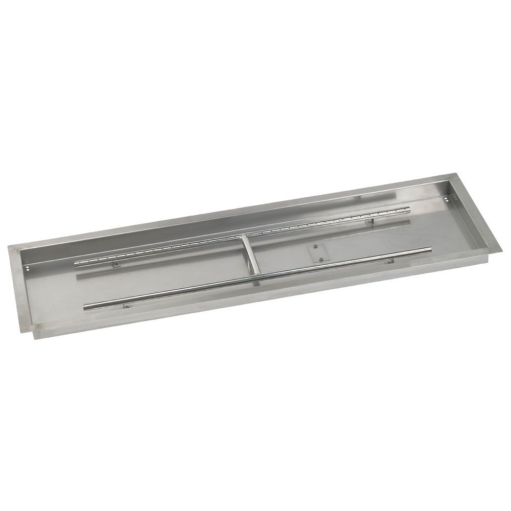 48" x 14" Rectangle Stainless Steel Drop-In Pan by American Fire Products