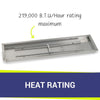48" x 14" Rectangle Stainless Steel Drop-In Pan by American Fire Products