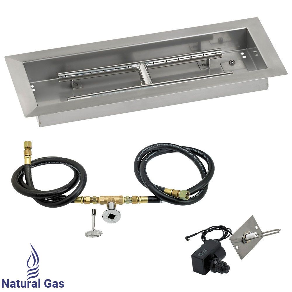 Rectangle Drop-In Pan with Spark Ignition Kit by American Fire Products