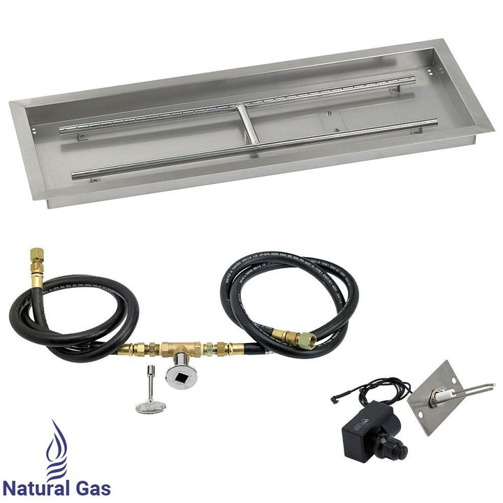 Rectangle Drop-In Pan with Spark Ignition Kit by American Fire Products