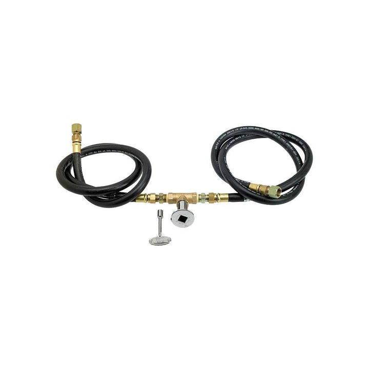 48" x 14" Rectangle Stainless Steel Drop-In Pan with Spark Ignition Kit - Natural Gas by American Fire Products