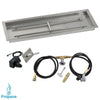 36" x 12" Rectangle Stainless Steel Drop-In Pan with Spark Ignition Kit - Propane by American Fire Products