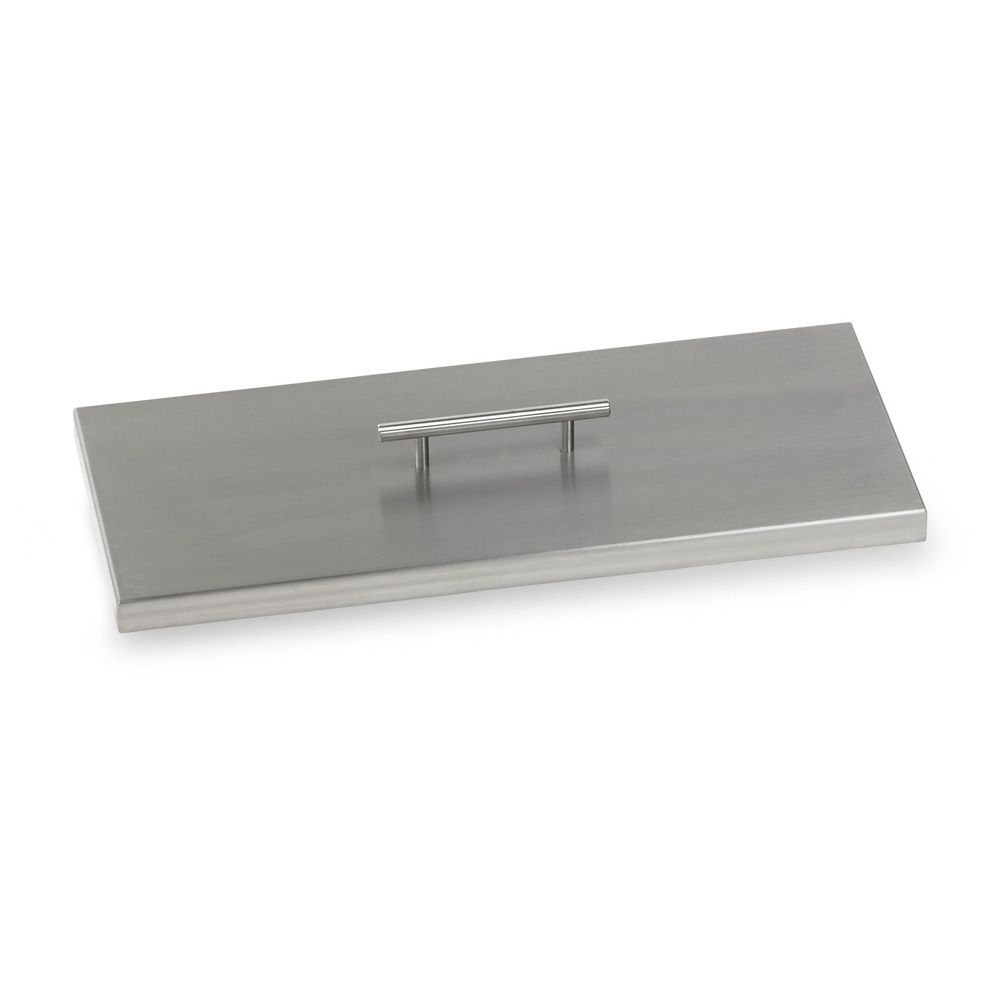 Rectangle Stainless Steel Burner Cover for 18" x 6" Drop-In Pan by American Fire Products