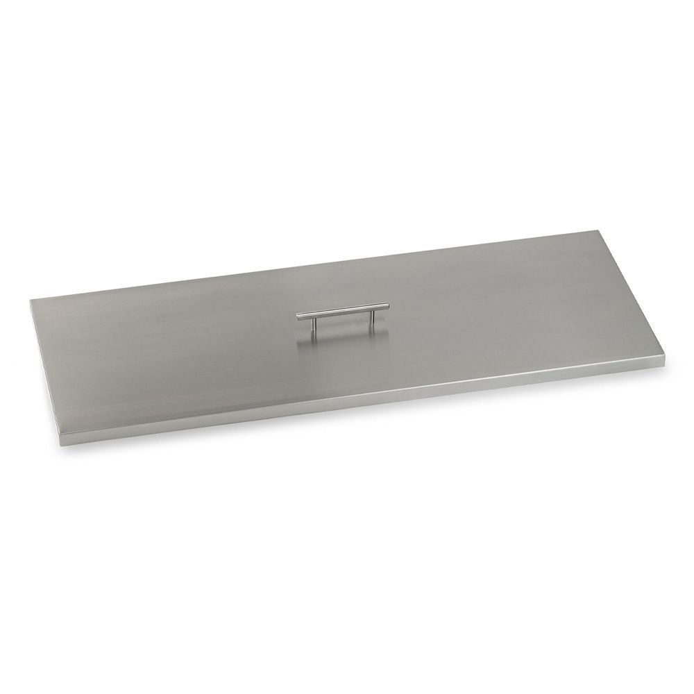 Rectangle Stainless Steel Burner Cover for 36" x 12" Drop-In Pan by American Fire Products