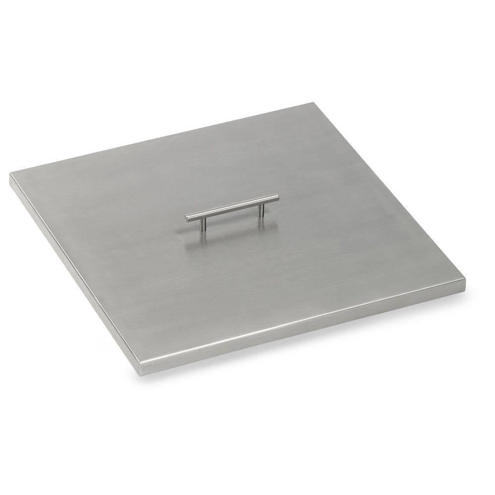 Square Stainless Steel Burner Cover by American Fire Products
