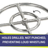 12" Double-Ring Stainless Steel Burner by American Fire Products