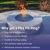 12" Double-Ring Stainless Steel Burner by American Fire Products