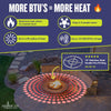 18" Double-Ring Stainless Steel Burner by American Fire Products