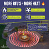 24" Double-Ring Stainless Steel Burner by American Fire Products