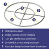 24" Double-Ring Stainless Steel Burner by American Fire Products