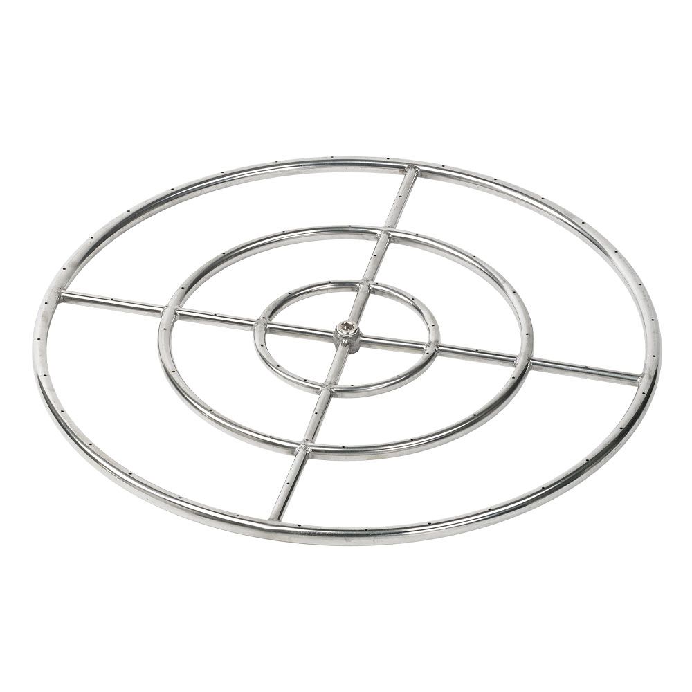 30" Triple-Ring Stainless Steel Burner by American Fire Products