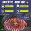 36" Triple-Ring Stainless Steel Burner by American Fire Products