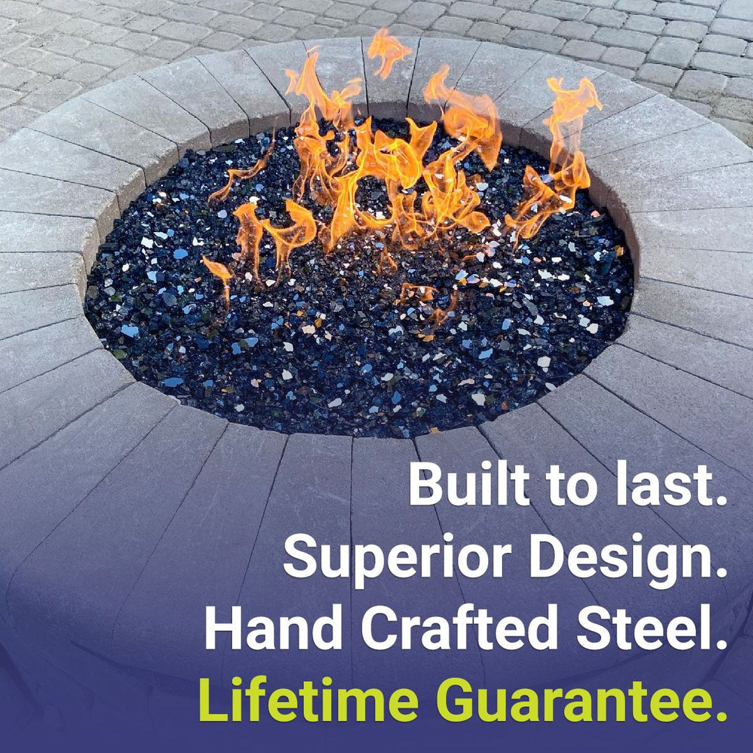 48" Triple-Ring Stainless Steel Burner by American Fire Products