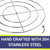 48" Triple-Ring Stainless Steel Burner by American Fire Products
