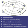 48" Triple-Ring Stainless Steel Burner by American Fire Products
