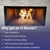 12" Stainless Steel H-Burner by American Fire Products