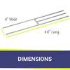48" Stainless Steel H-Burner by American Fire Products