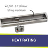 30" x 6" Linear CSA Certified Stainless Steel Drop-In Pan Kit by American Fire Products