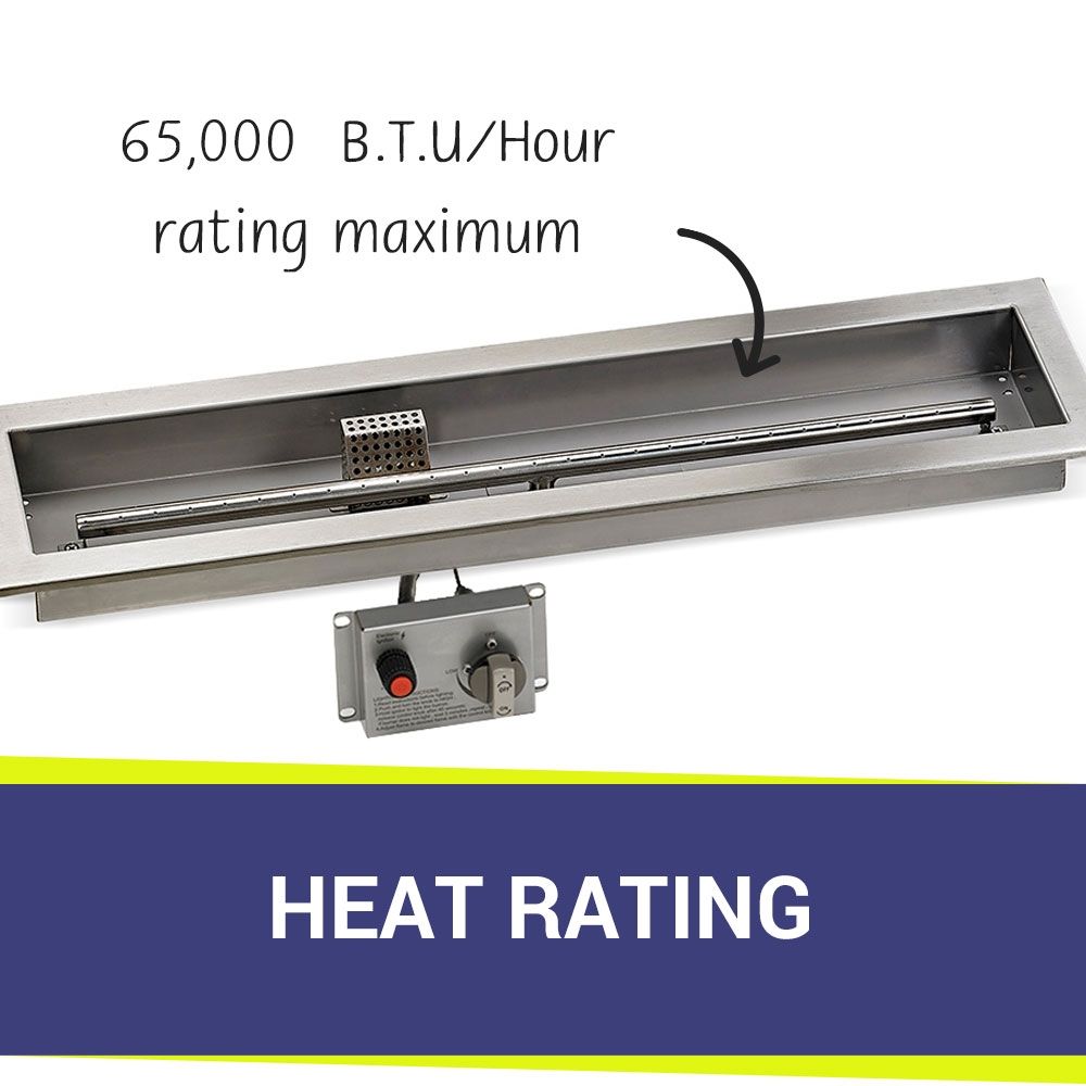30" x 6" Linear CSA Certified Stainless Steel Drop-In Pan Kit by American Fire Products