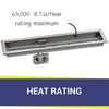 36" x 6" Linear CSA Certified Stainless Steel Drop-In Pan Kit by American Fire Products