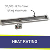 48" x 6" Linear CSA Certified Stainless Steel Drop-In Pan Kit by American Fire Products