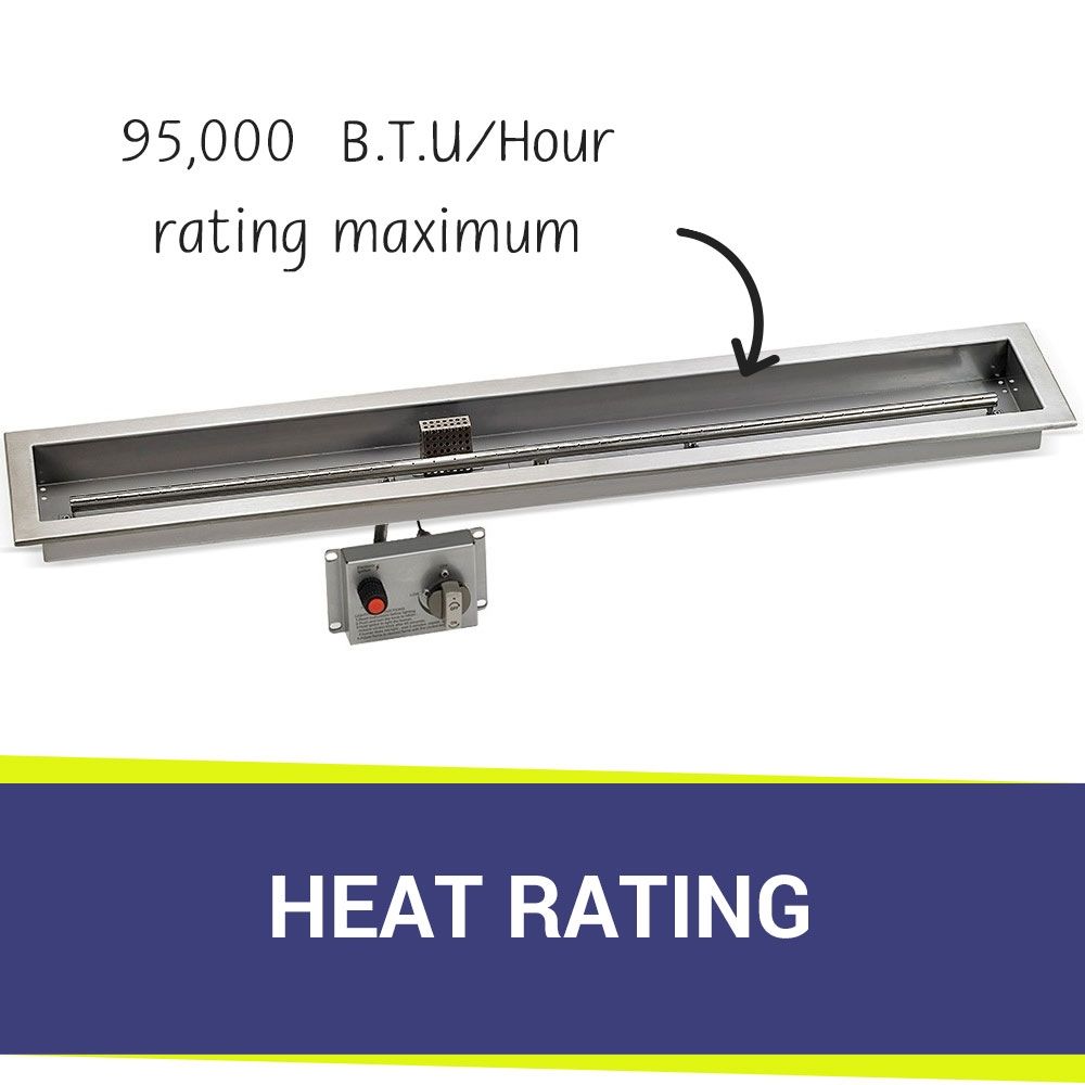 48" x 6" Linear CSA Certified Stainless Steel Drop-In Pan Kit by American Fire Products