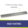 48" x 6" Linear Stainless Steel Drop-In Pan by American Fire Products