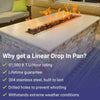 48" x 6" Linear Stainless Steel Drop-In Pan by American Fire Products