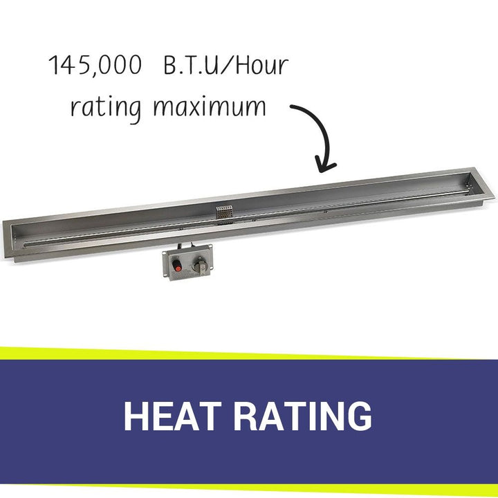 60" x 6" Linear CSA Certified Stainless Steel Drop-In Pan Kit by American Fire Products