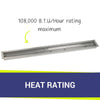 60" x 6" Linear Stainless Steel Drop-In Pan by American Fire Products