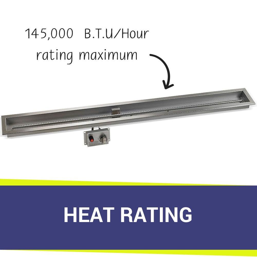 72" x 6" Linear CSA Certified Stainless Steel Drop-In Pan Kit by American Fire Products