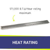 72" x 6" Linear Stainless Steel Drop-In Pan by American Fire Products
