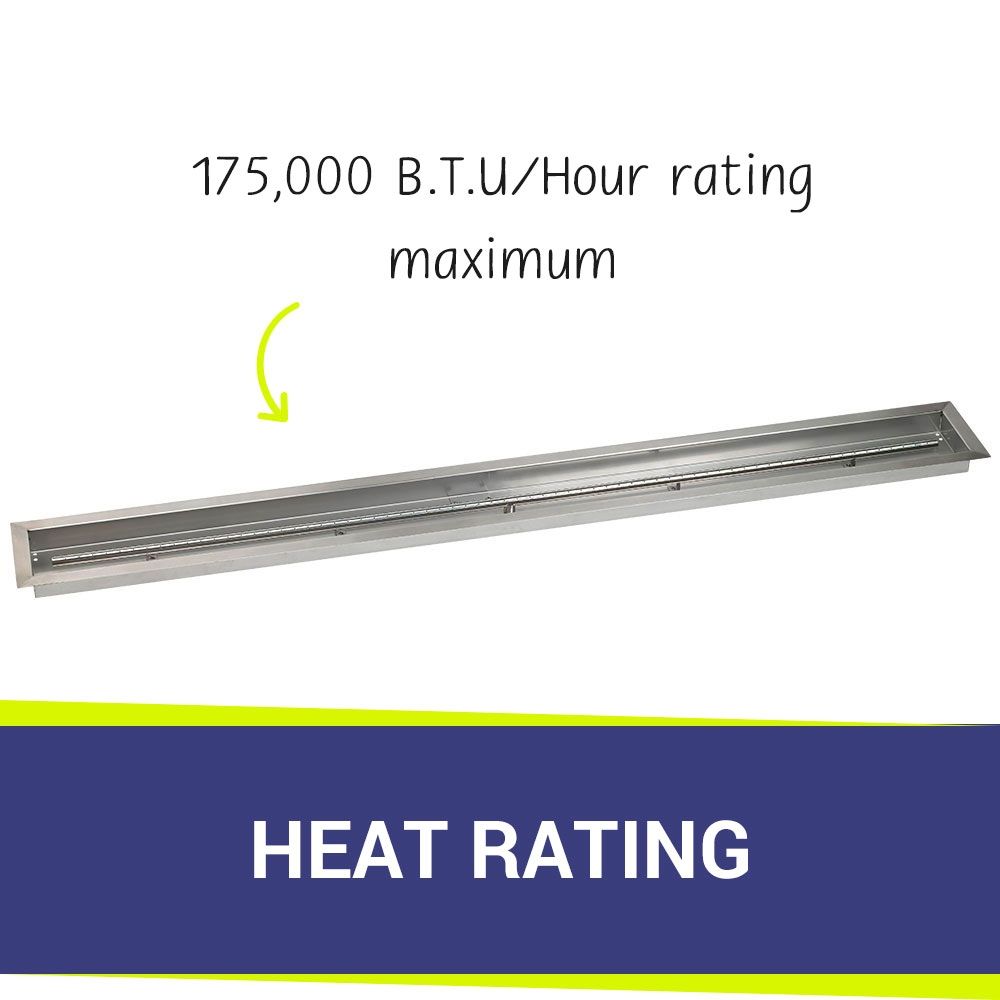 72" x 6" Linear Stainless Steel Drop-In Pan by American Fire Products