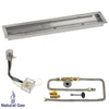 Linear Stainless Steel Drop-In Pan with All-Weather Electronic Ignition System by American Fire Products