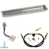 Linear Stainless Steel Drop-In Pan with All-Weather Electronic Ignition System by American Fire Products