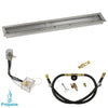 Linear Stainless Steel Drop-In Pan with All-Weather Electronic Ignition System by American Fire Products