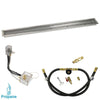 Linear Stainless Steel Drop-In Pan with All-Weather Electronic Ignition System by American Fire Products