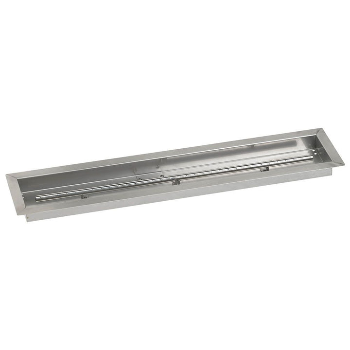 36" x 6" Linear Stainless Steel Drop-In Pan with Spark Ignition Kit - Natural Gas by American Fire Products