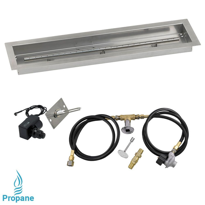 Linear Drop-In Pan with Spark Ignition Kit by American Fire Products