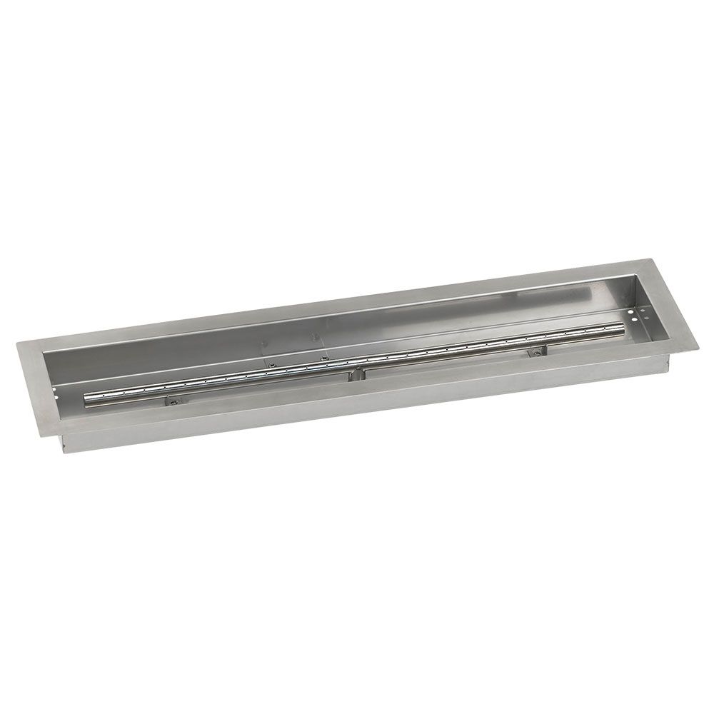 30" x 6" Linear Stainless Steel Drop-In Pan with Spark Ignition Kit - Propane by American Fire Products