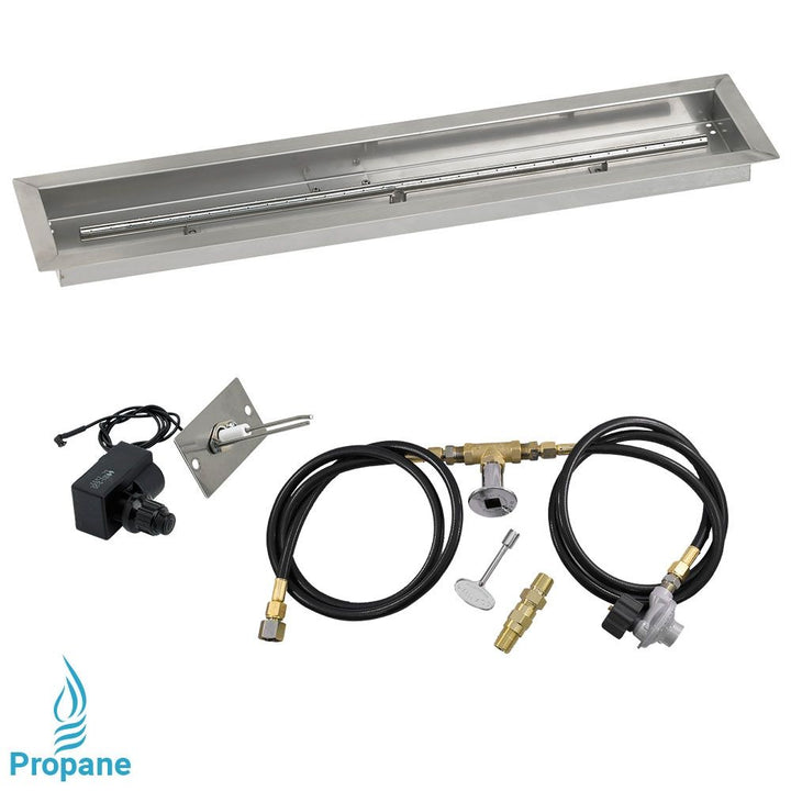Linear Drop-In Pan with Spark Ignition Kit by American Fire Products