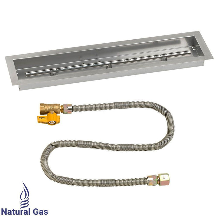 Linear Drop-In Pan with Match Light Kit by American Fire Products