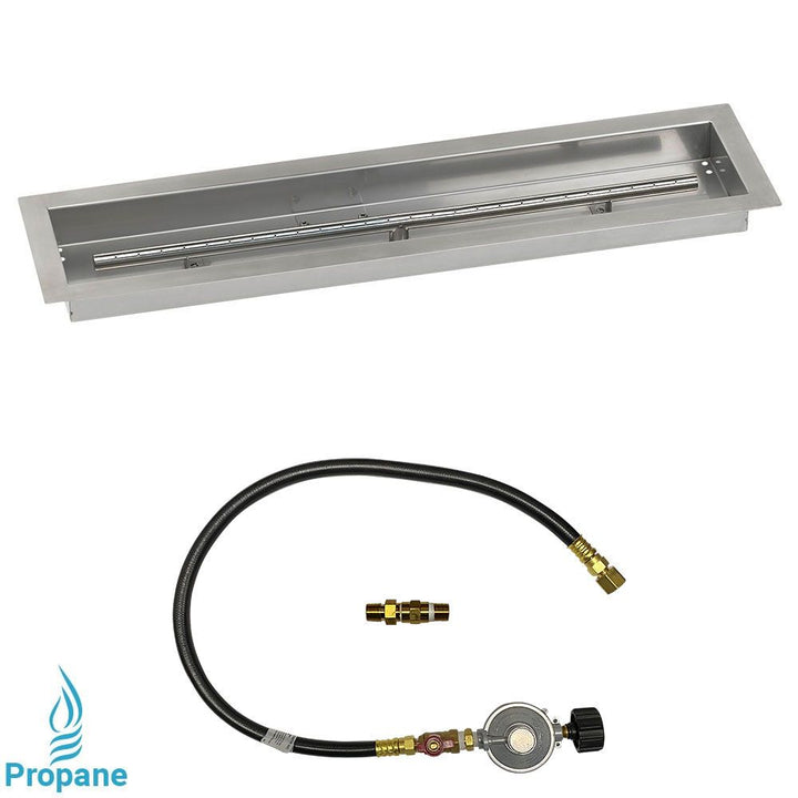 Linear Drop-In Pan with Match Light Kit by American Fire Products