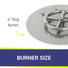 12" Round Stainless Steel Flat Pan by American Fire Products
