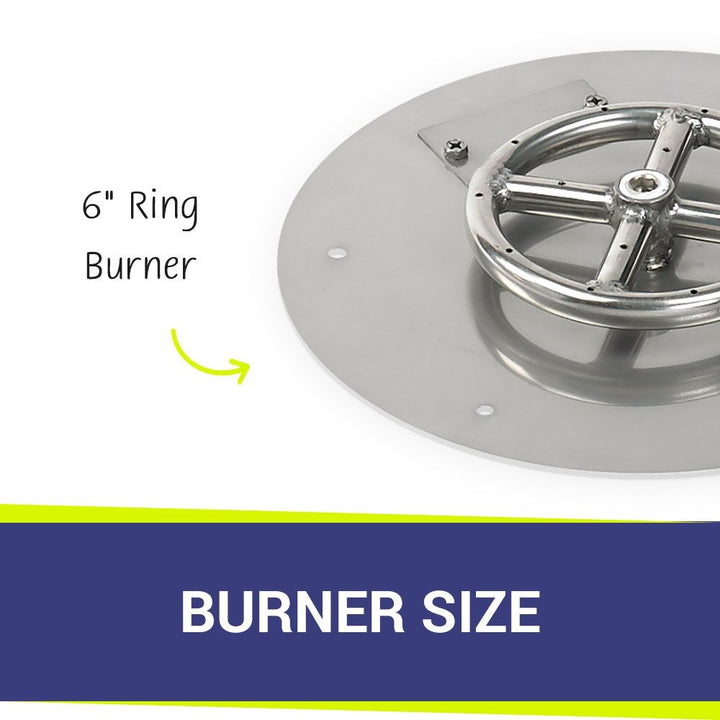 12" Round Stainless Steel Flat Pan by American Fire Products
