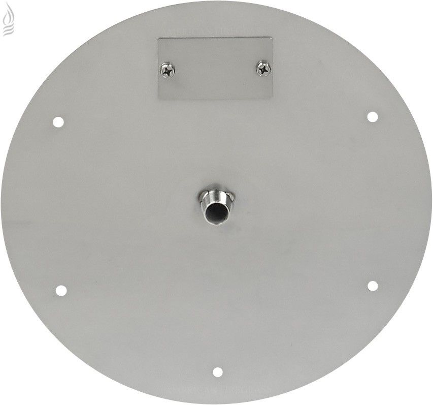 12" Round Stainless Steel Flat Pan by American Fire Products