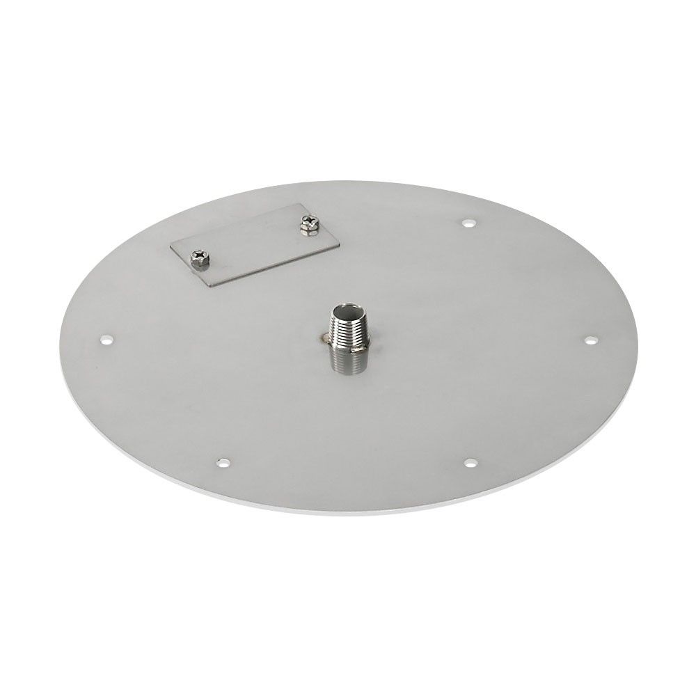 12" Round Stainless Steel Flat Pan by American Fire Products