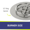 18" Round Stainless Steel Flat Pan by American Fire Products