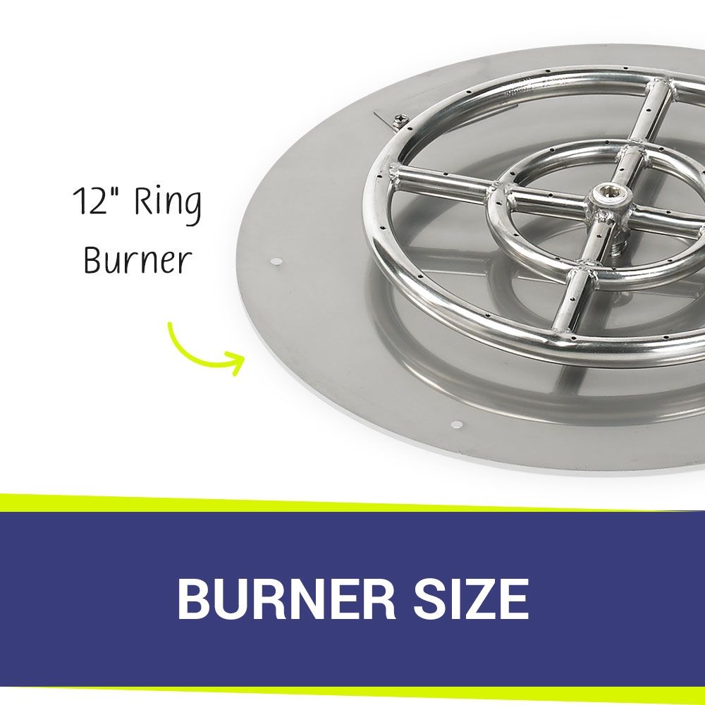 18" Round Stainless Steel Flat Pan by American Fire Products