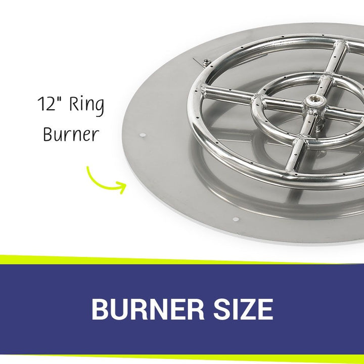 18" Round Stainless Steel Flat Pan by American Fire Products